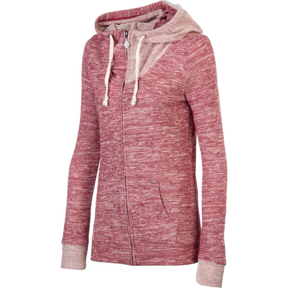 Volcom Knitwit full zip Hoodie S/P Heather Red